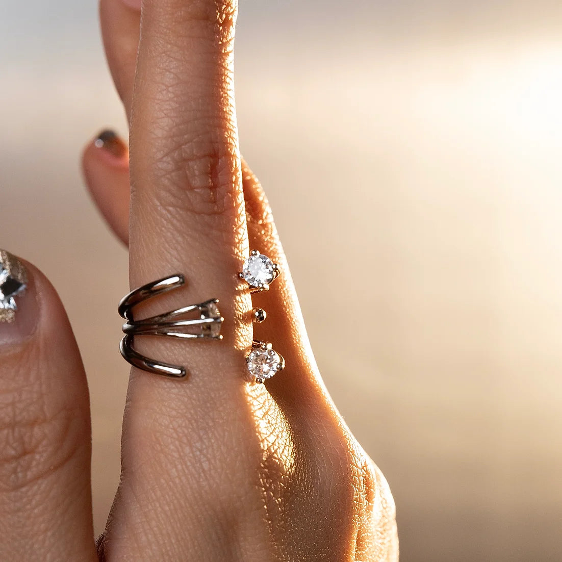 Yuesphere Triple Core Ring/Earcuff