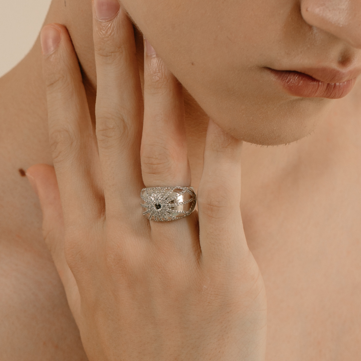 Susi Somos Seaflower Silver Ring