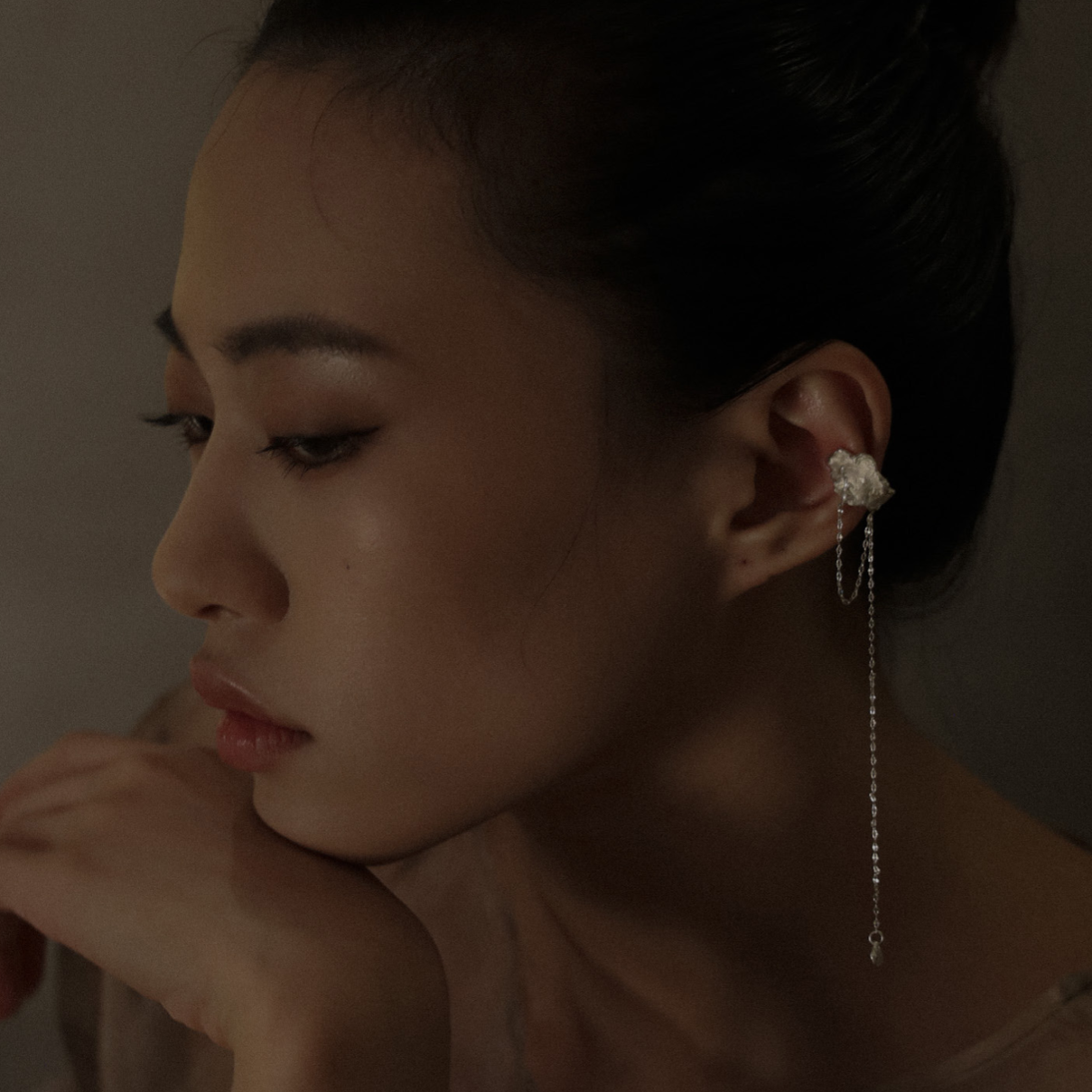 M.Wong Whirl The River Ear Clip