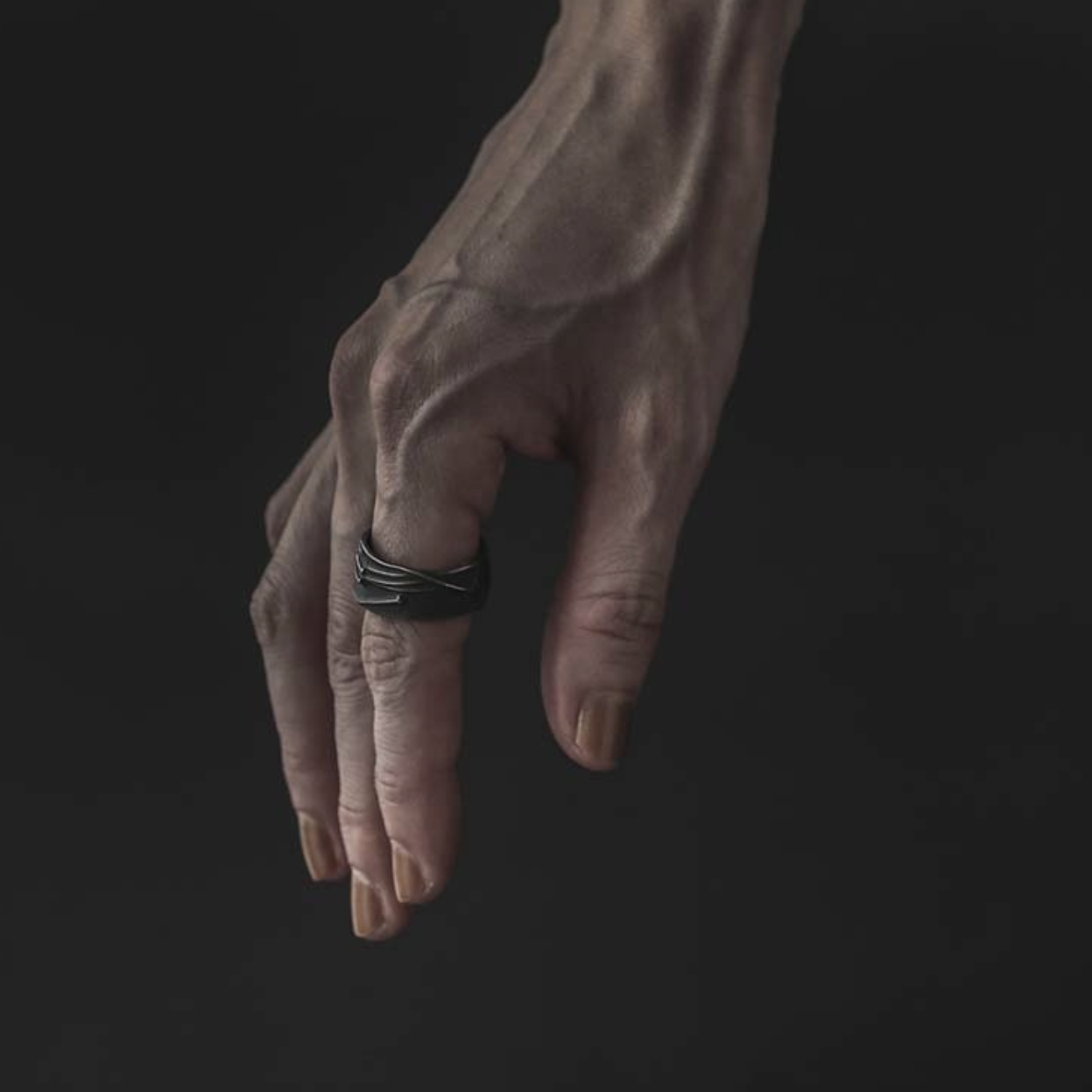 Detaj Pin Medium Ring