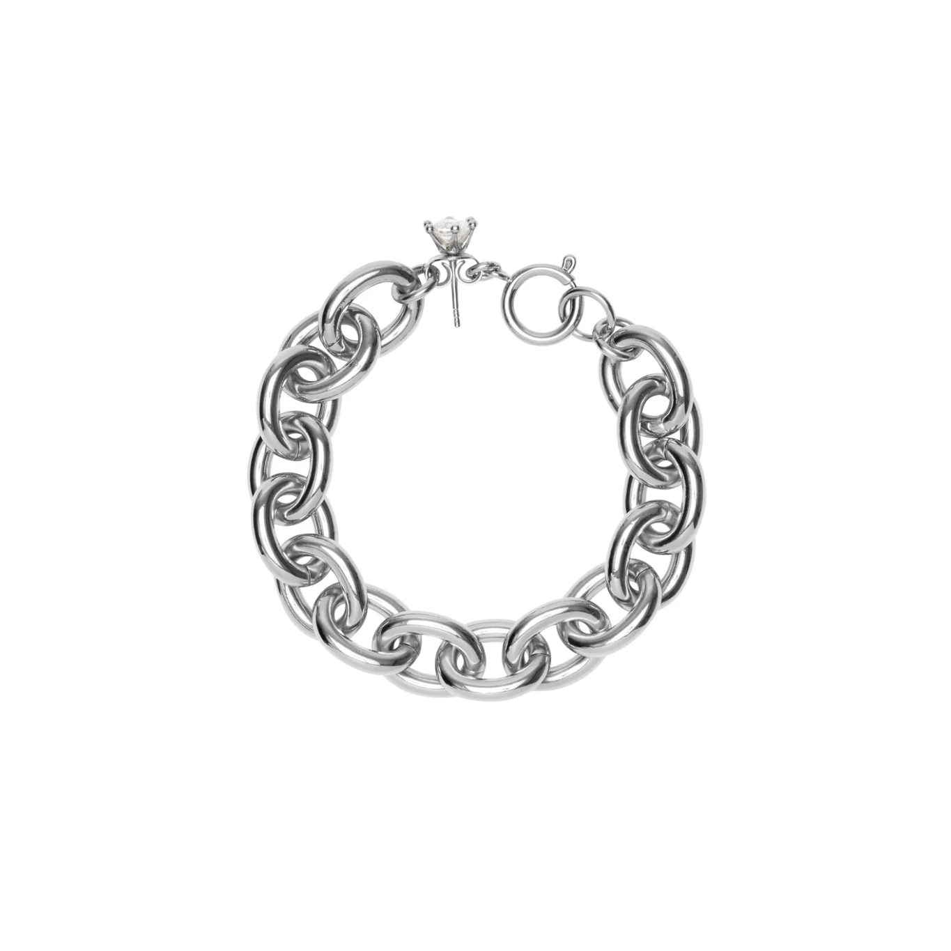 D'heygere The Singe Bride Solitaire Chain Bracelet