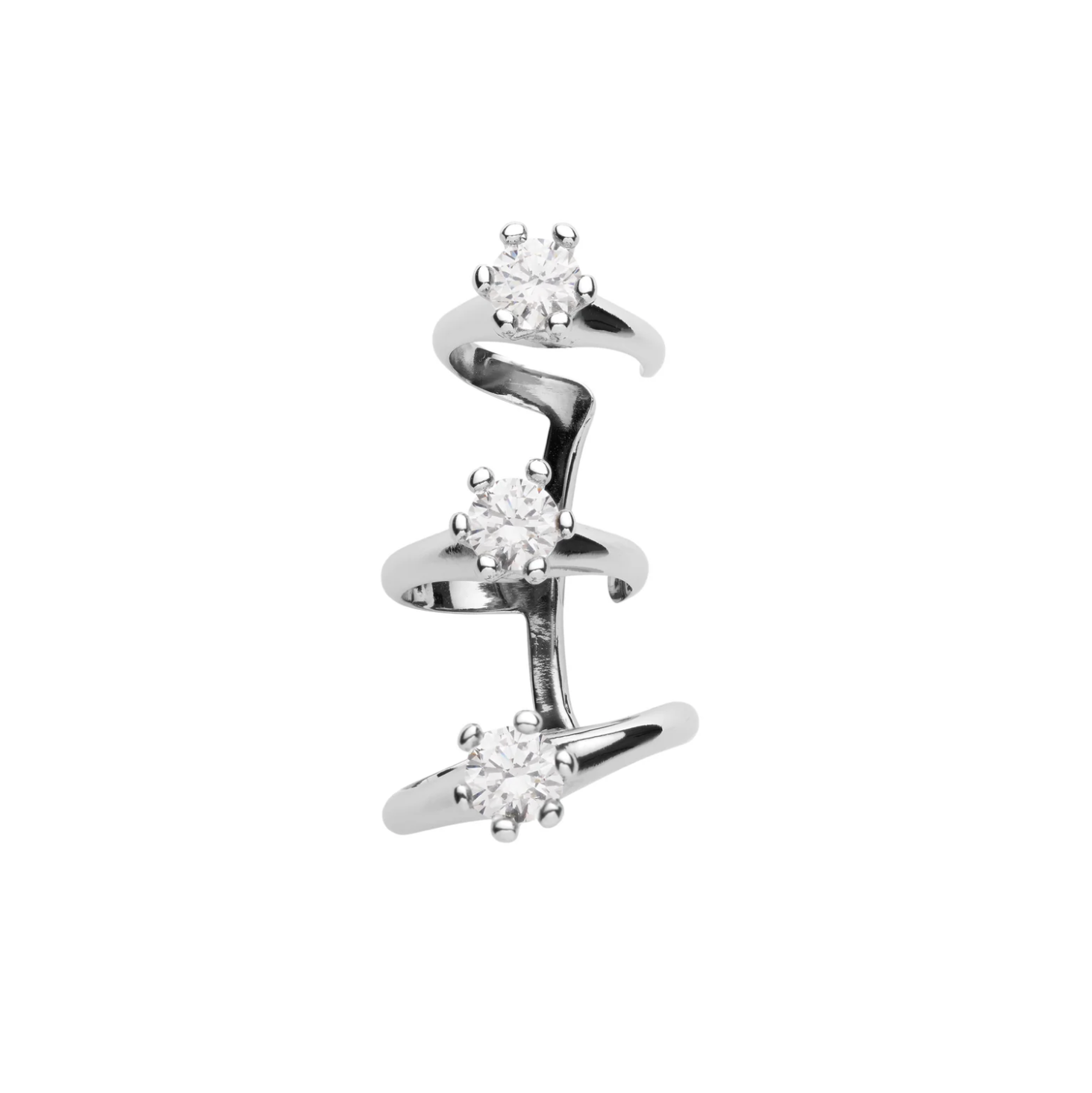 D'heygere The Singe Bride Solitaire Ear Wrap