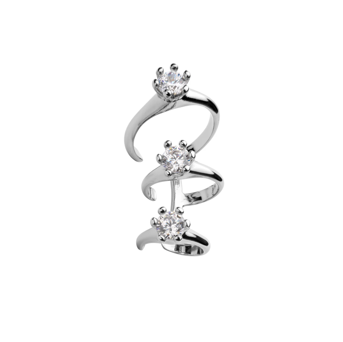 D'heygere The Singe Bride Solitaire Ear Wrap