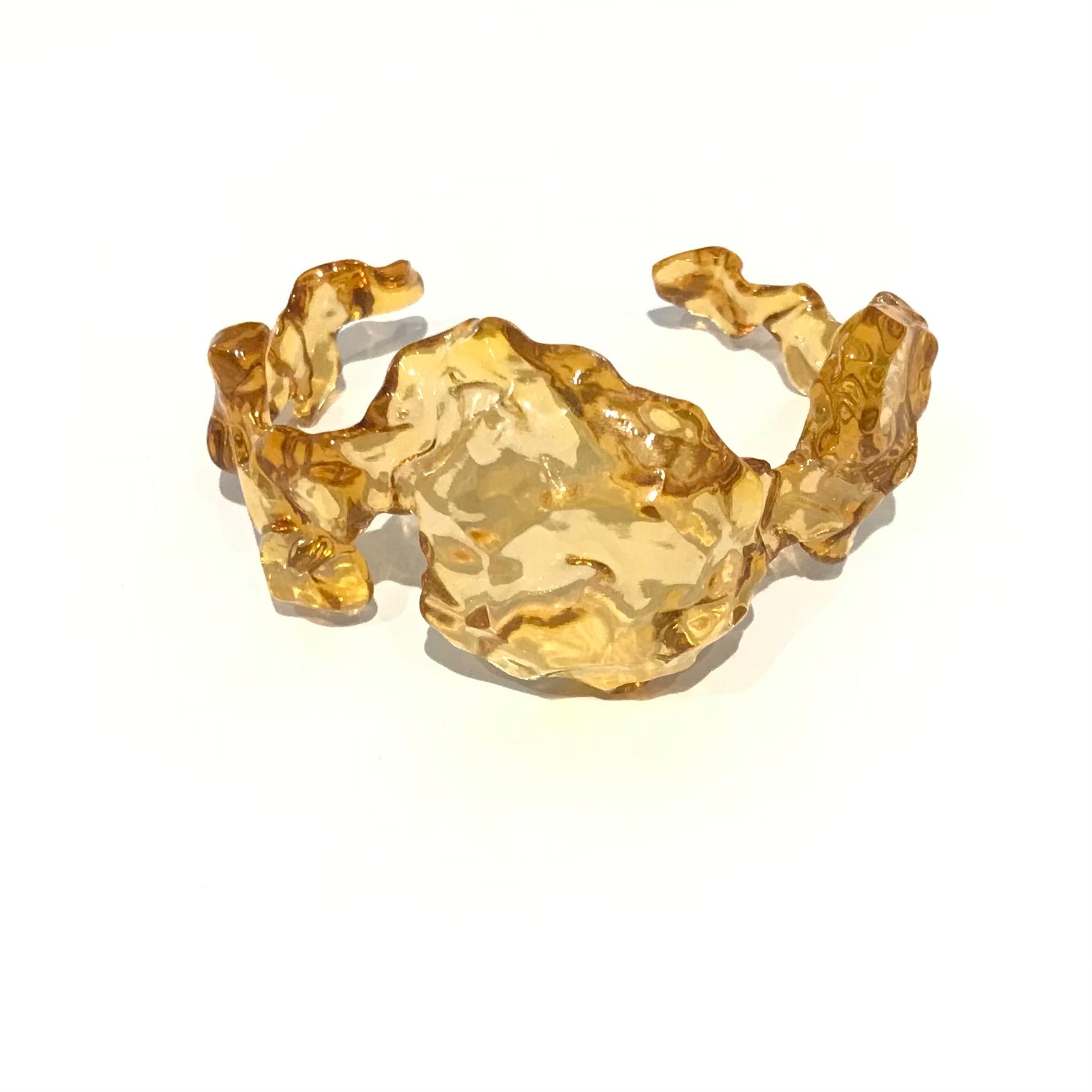 Sphinxy Diamond Fossil Resin Bangle