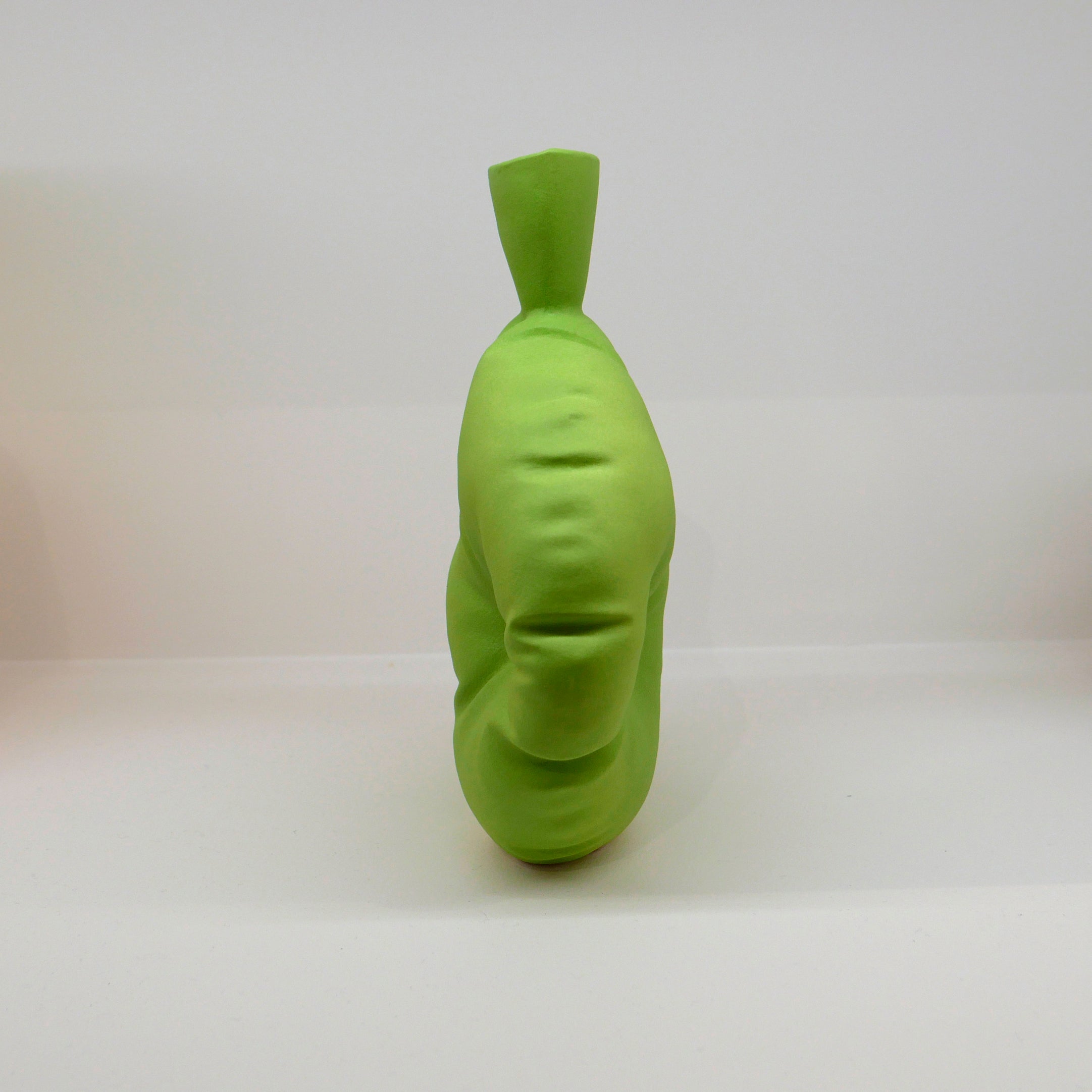 Yifan Renxu Studio Short Flat Violet Green Vase