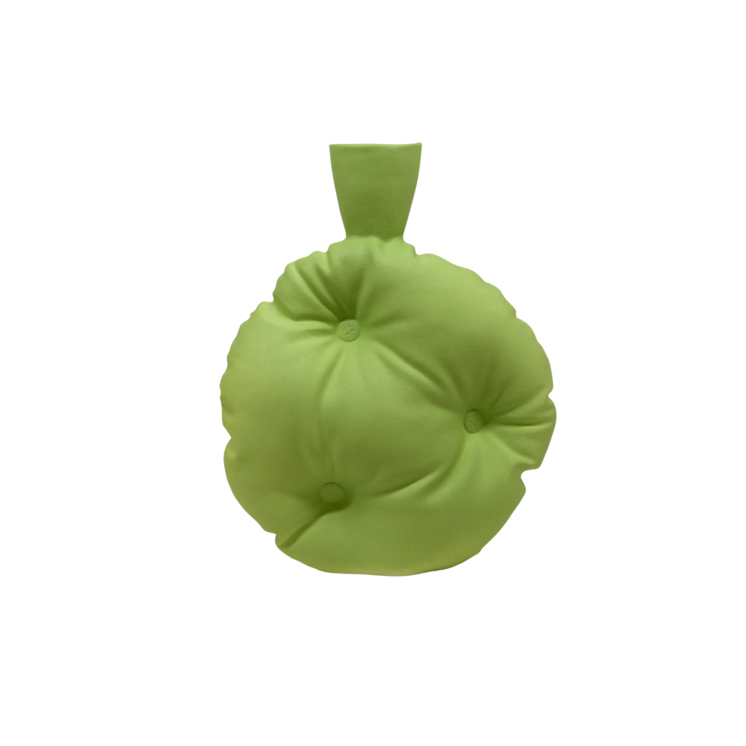 Yifan Renxu Studio Short Flat Violet Green Vase