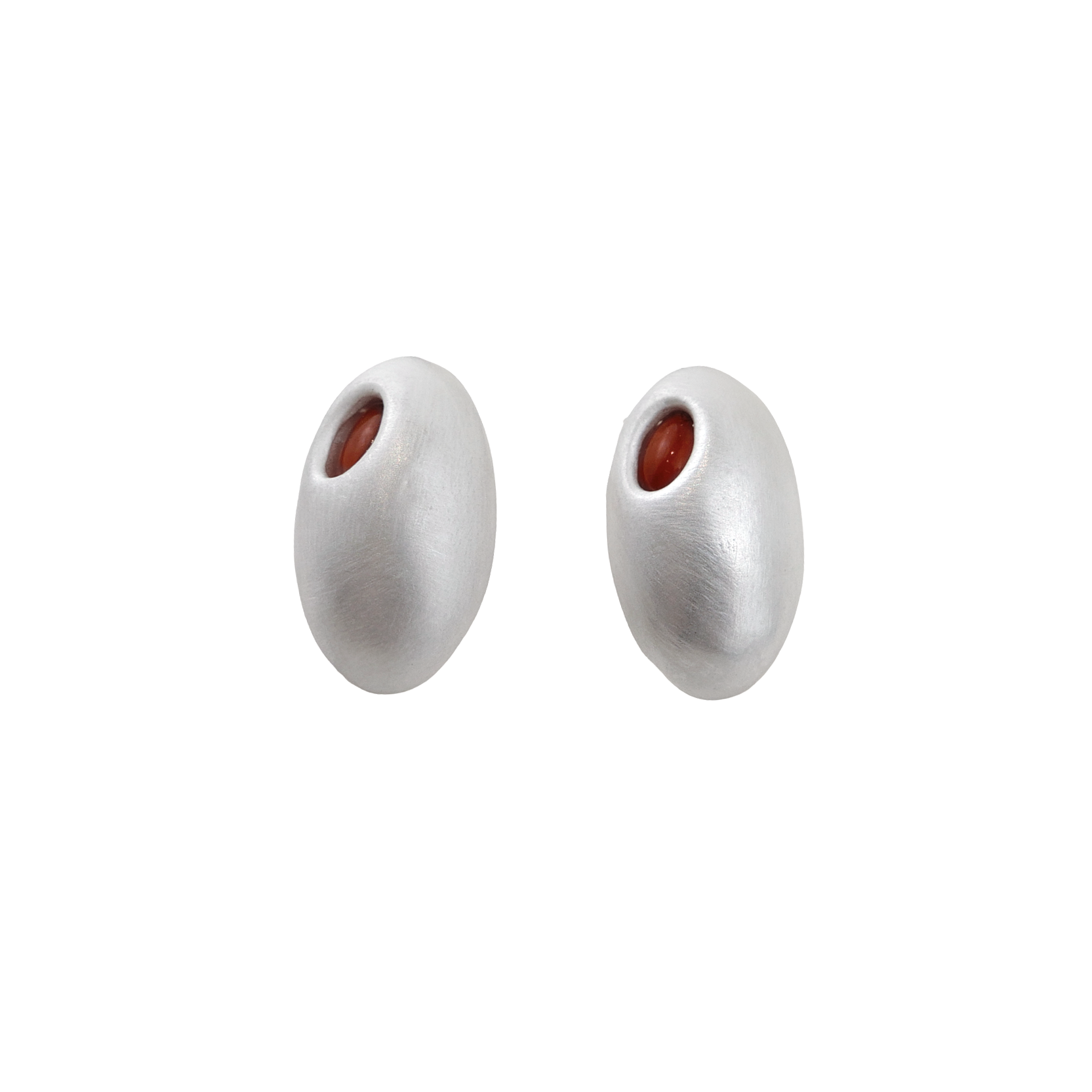 QIQI Dome Amber Earrings Small