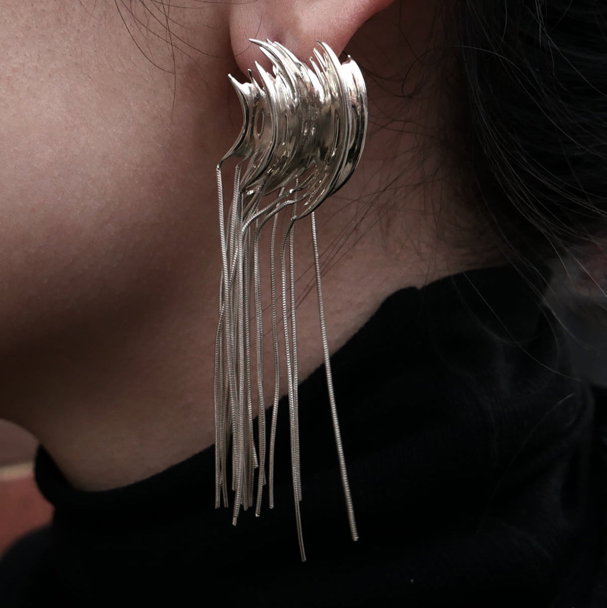 Whetstone Scoop Swirl Earrings