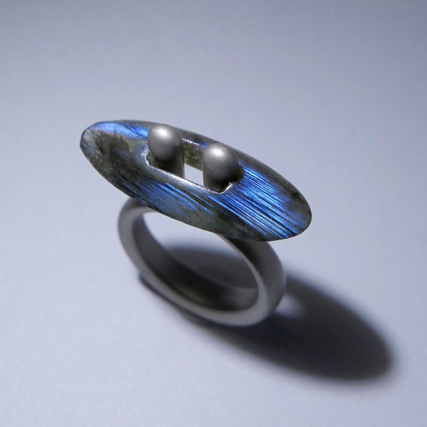 Whetstone Shimmer Ellipse Ring