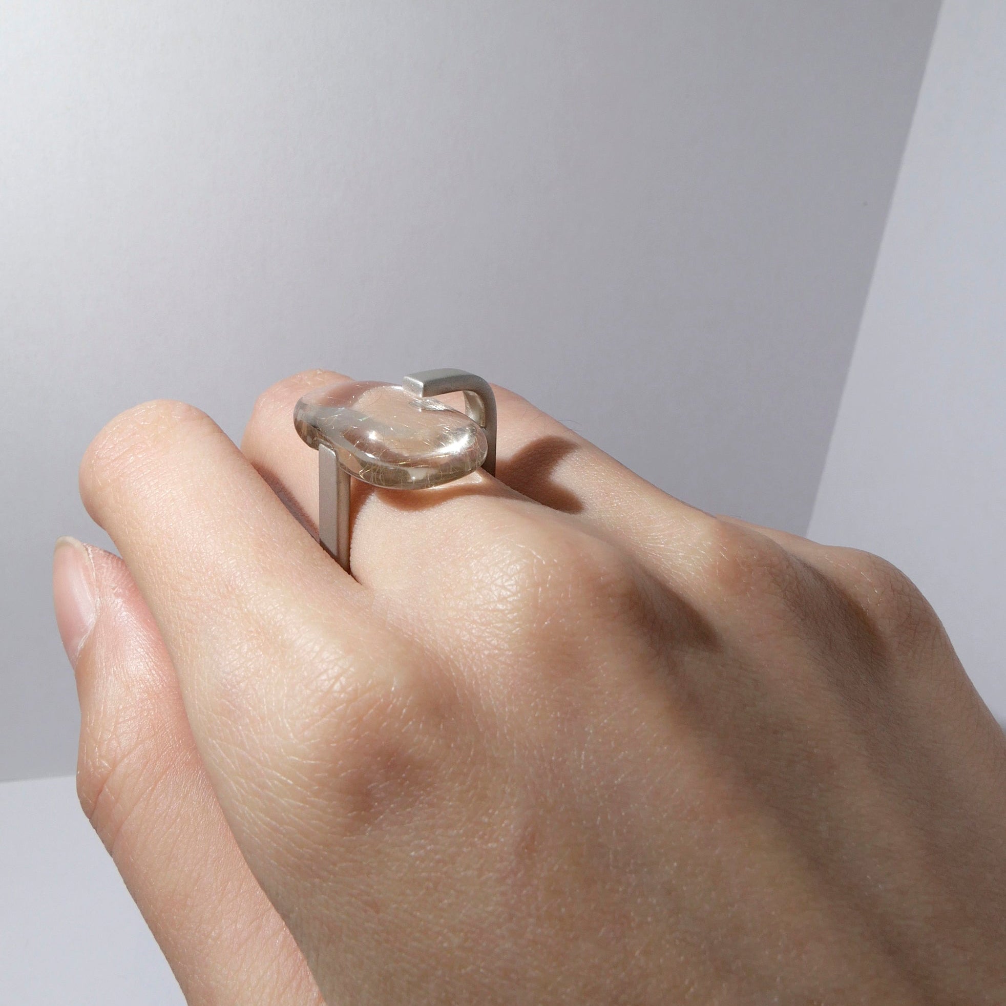 Whetstone Shimmer Cushion Ring