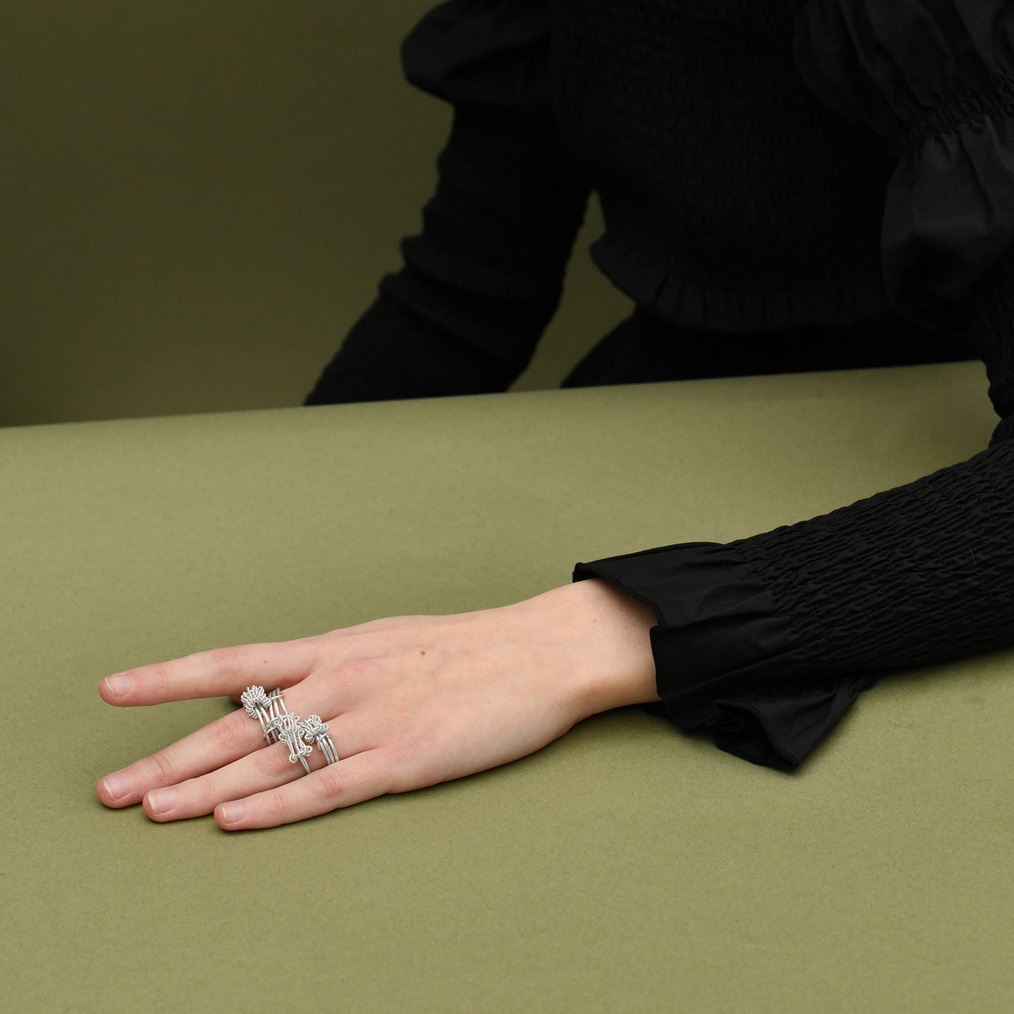 Ruth Leslie 3 Bands Fidget Ring