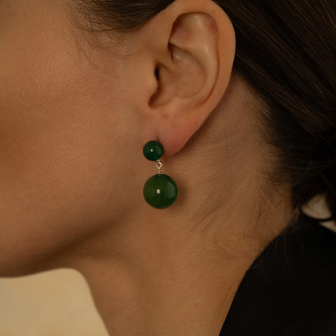 YUHU Orbit Earring Green