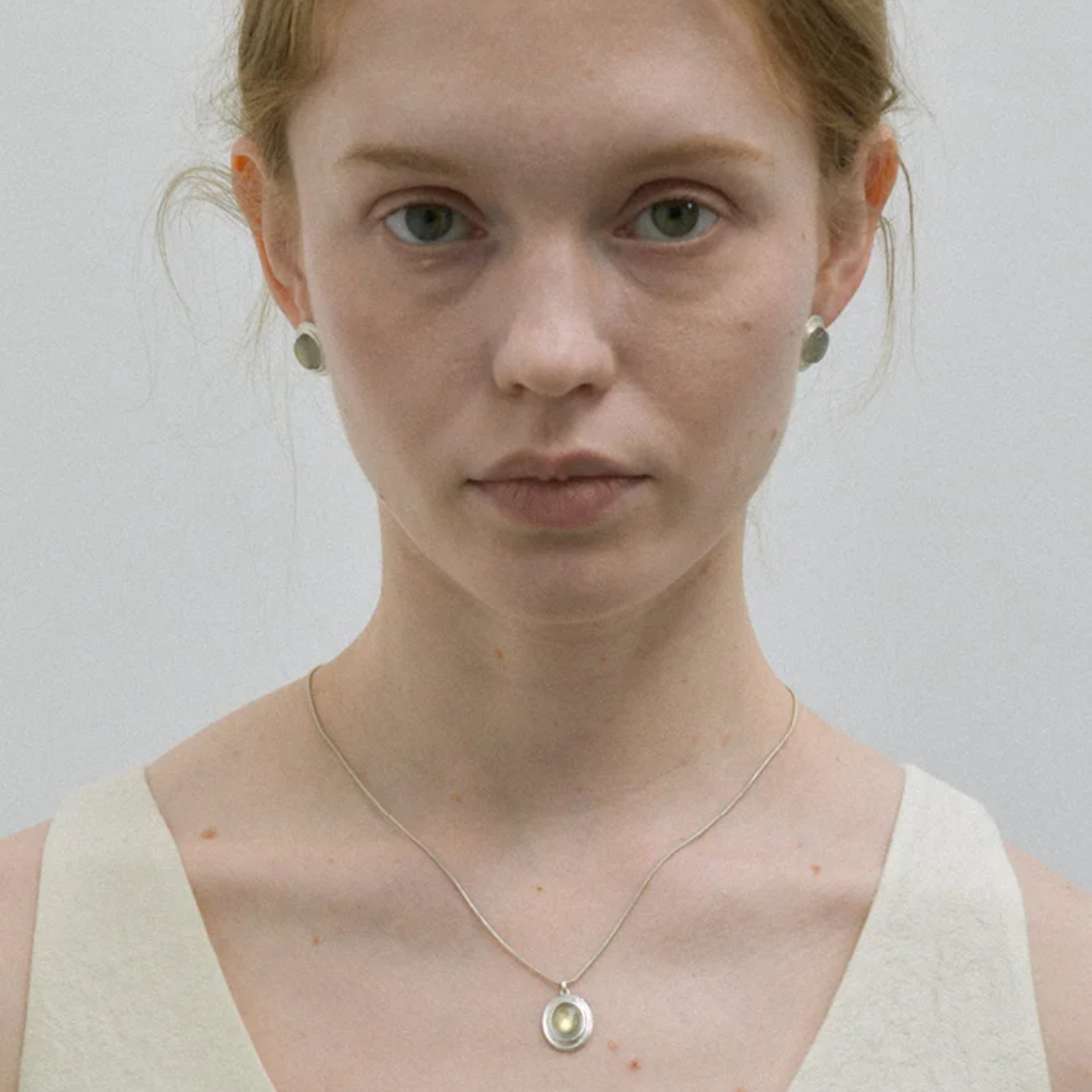 Loom Moon Stone Retro Necklace