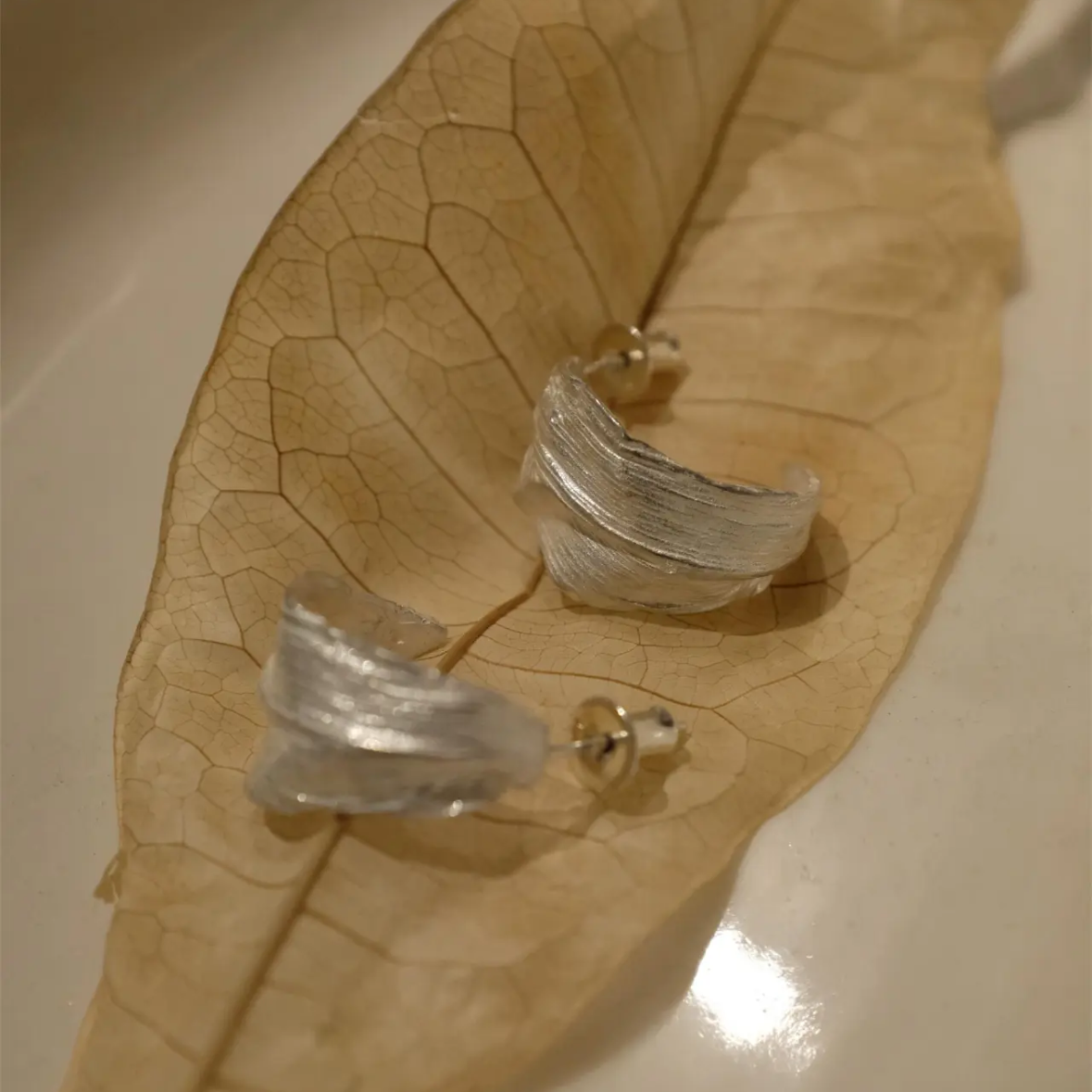 Aokinside Dried Leave Earings
