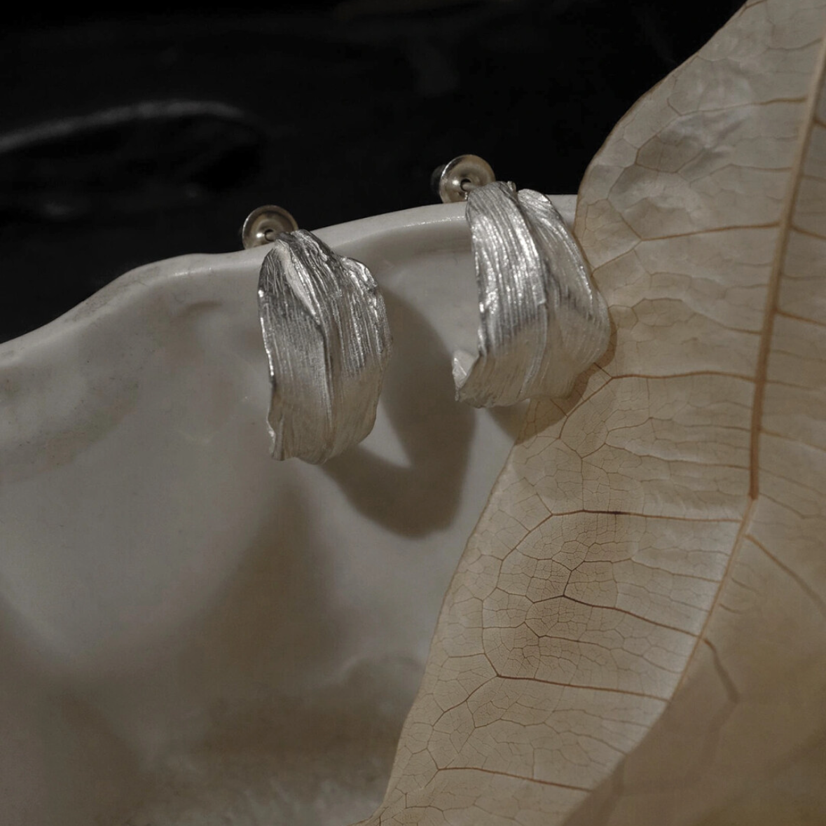 Aokinside Dried Leave Earings