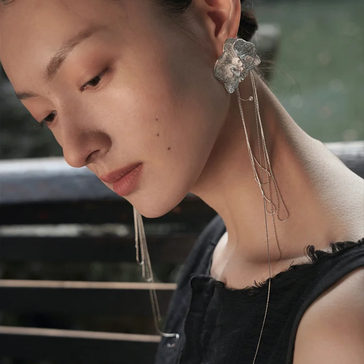 Aokinside Orchid Earrings