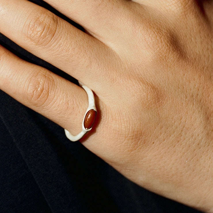 QIQI Dusk Amber Ring