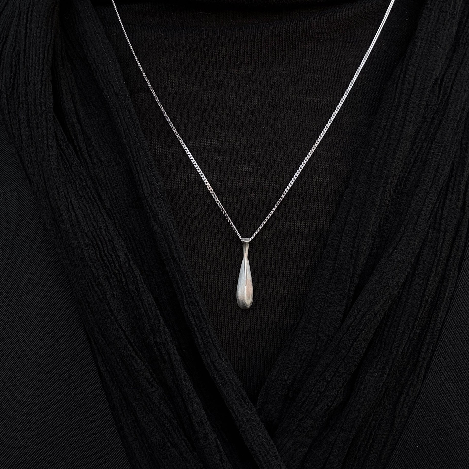 Whetstone Scoop Drop Pendant