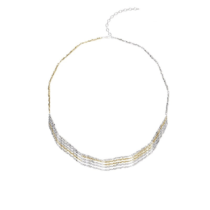 Sounder Wang Multi Chain Textured Necklace