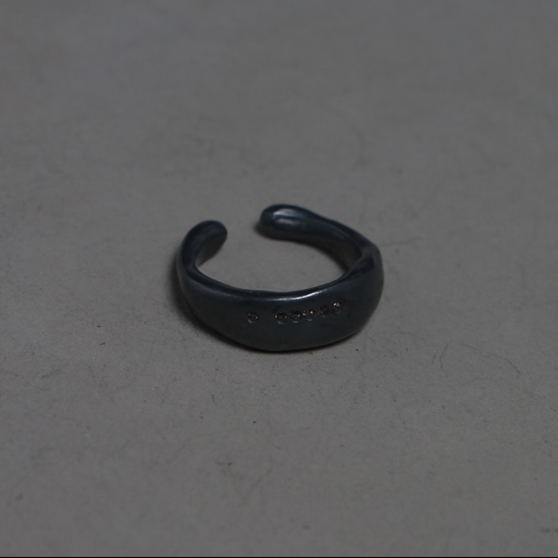 M.Wong Round not Round Wide Silver Ring