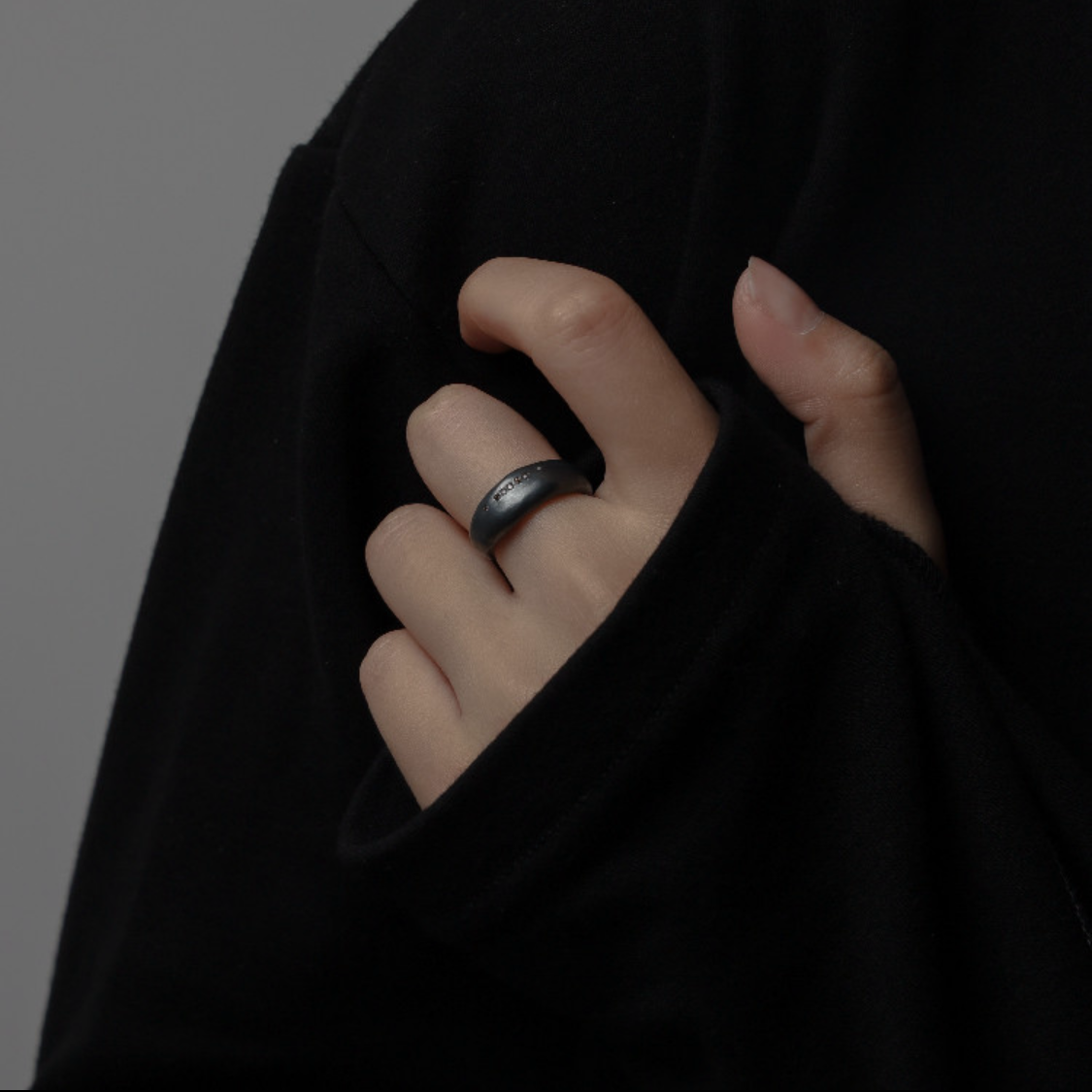 M.Wong Round not Round Wide Silver Ring