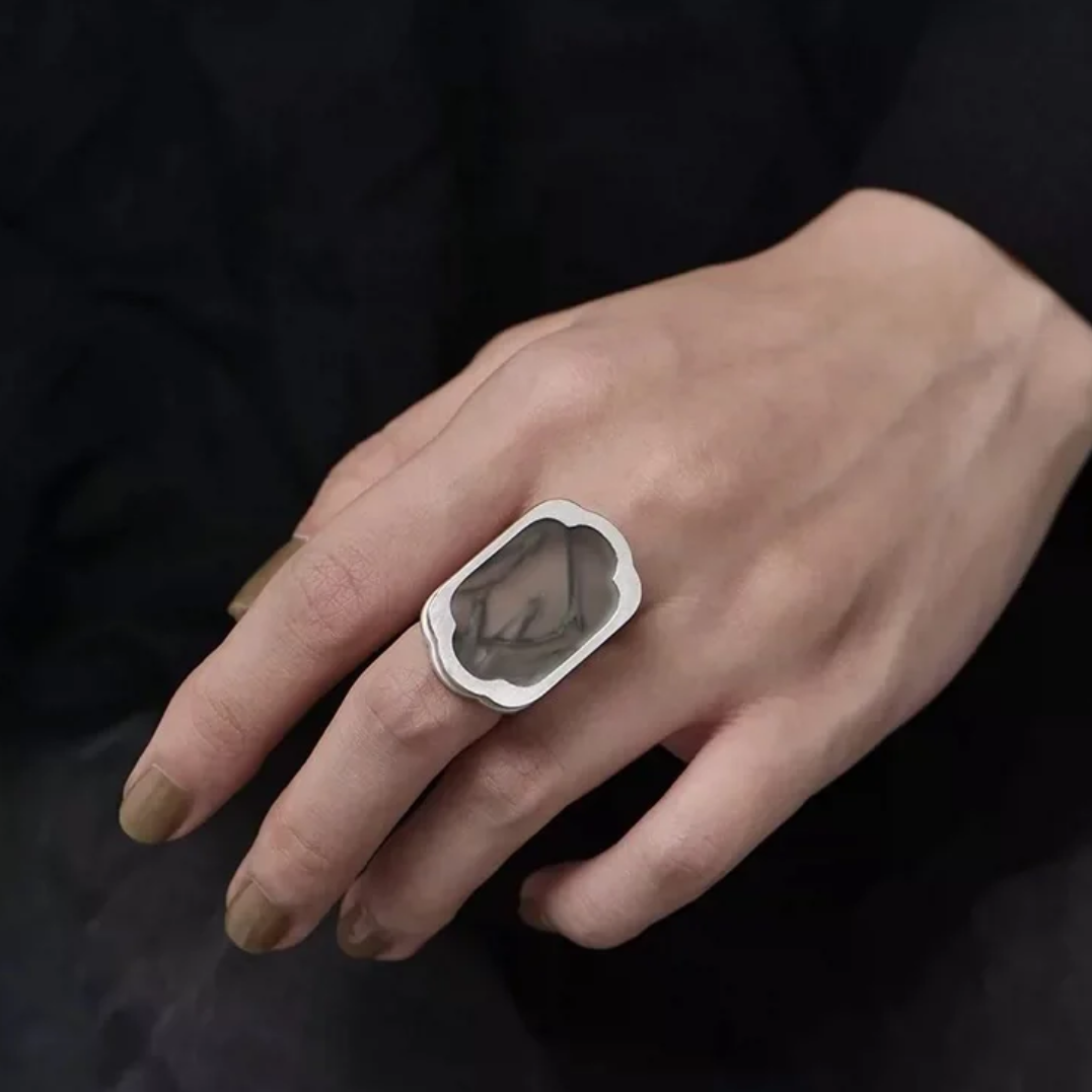 Sphinxy Whispering Grove Hint Ring