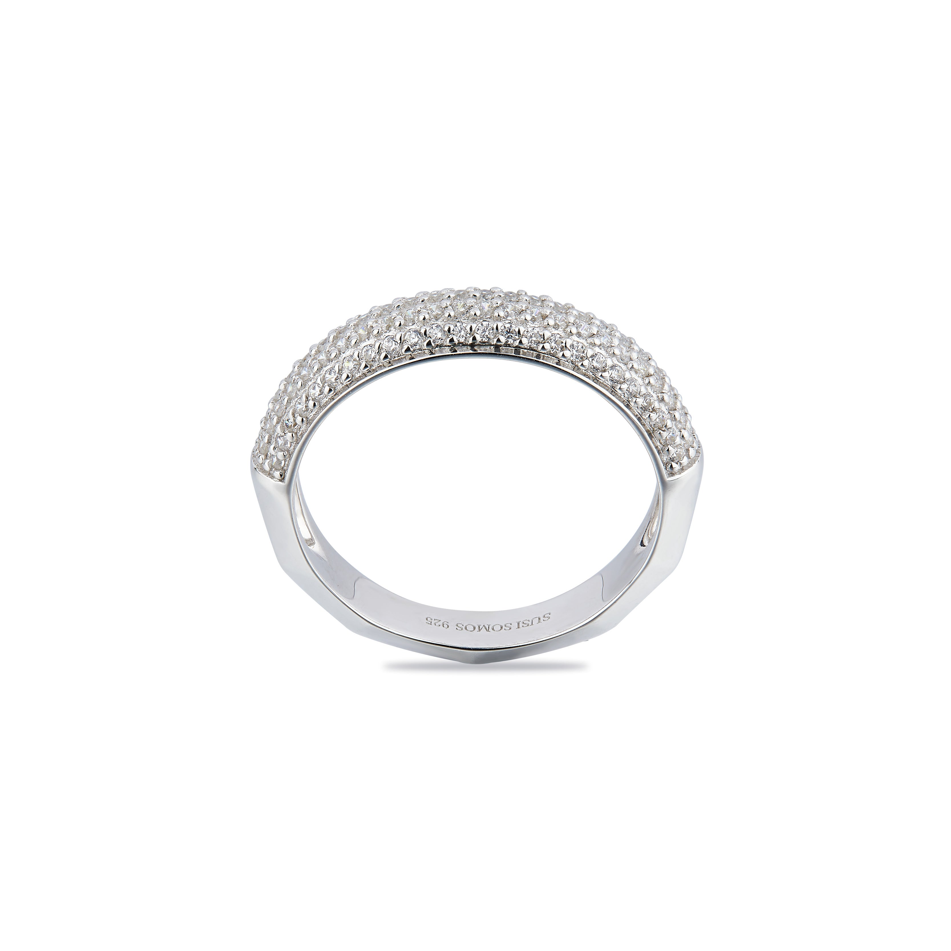 Susi Somos Zima Diamond Silver Ring