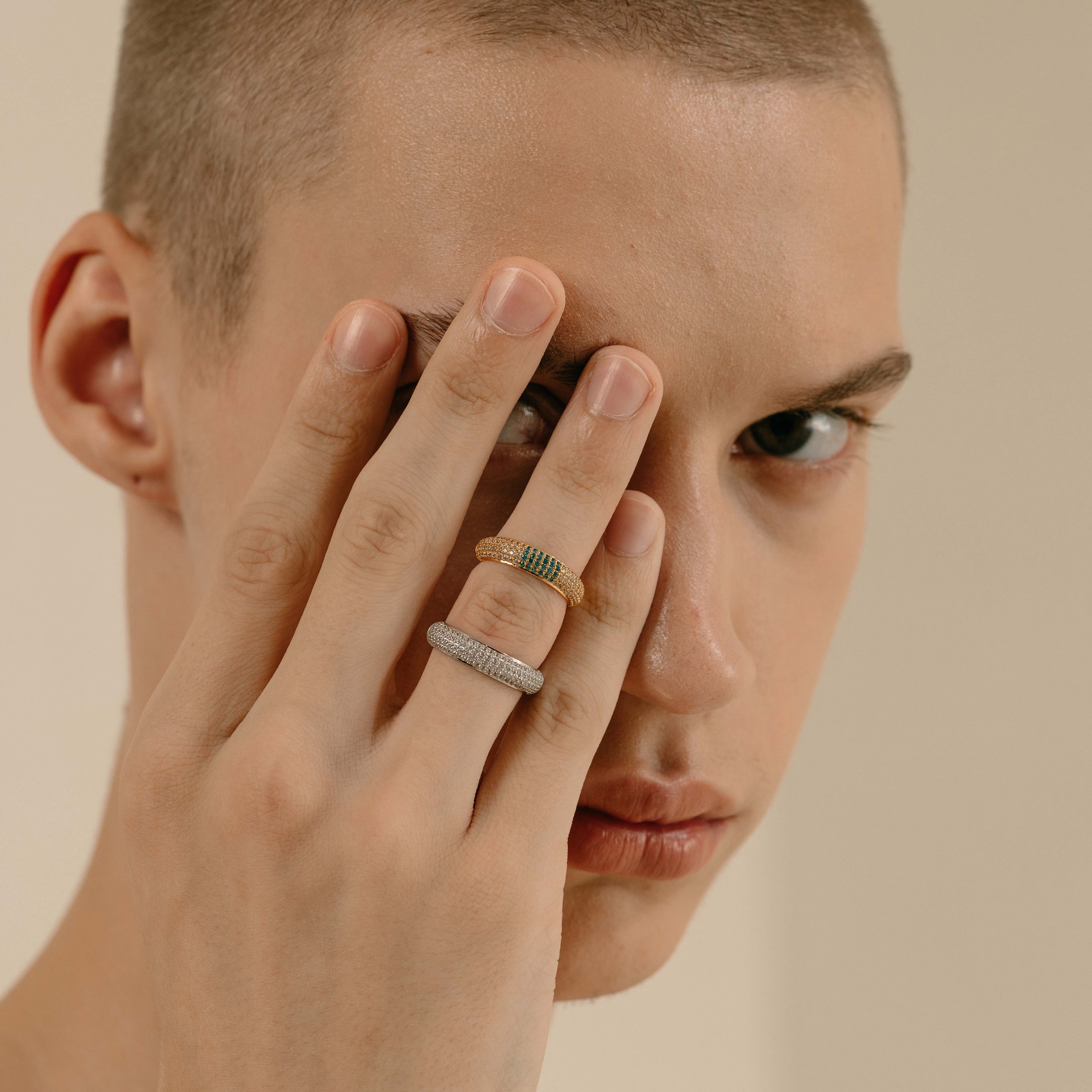 Susi Somos Zima Diamond Silver Ring