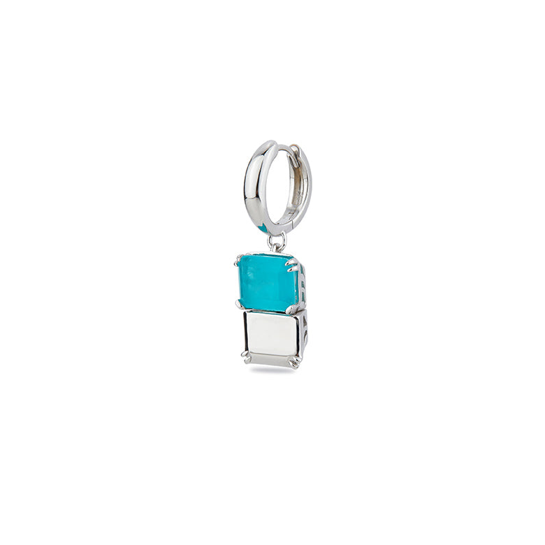 Susi Somos Paraiba Rotatable Necklace / Detachable Earring