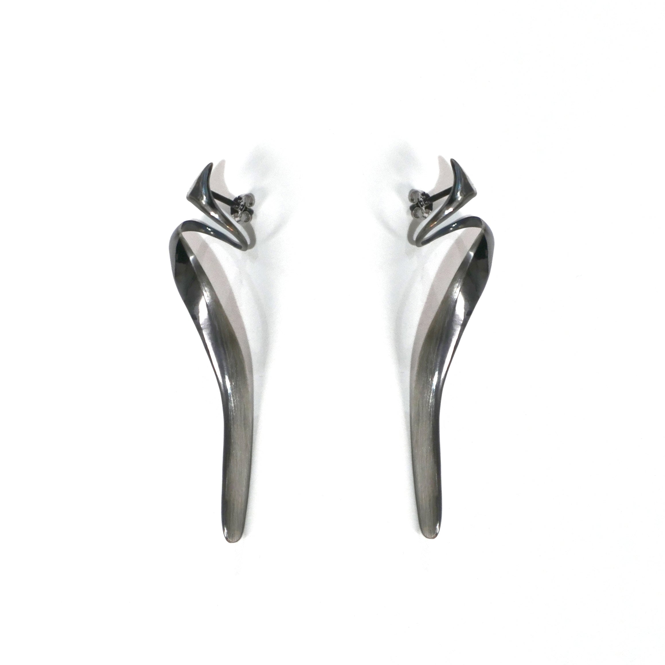 Whetstone Scoop Spiral Flow Earrings