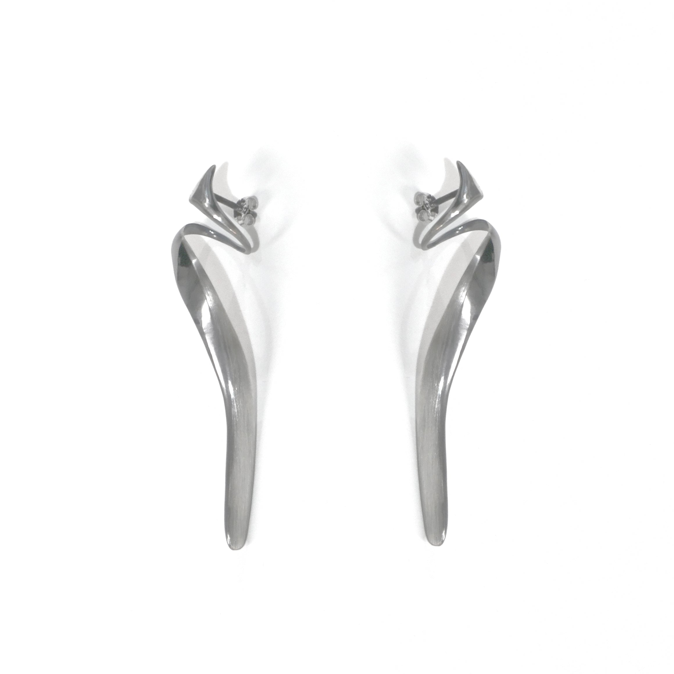 Whetstone Scoop Spiral Flow Earrings