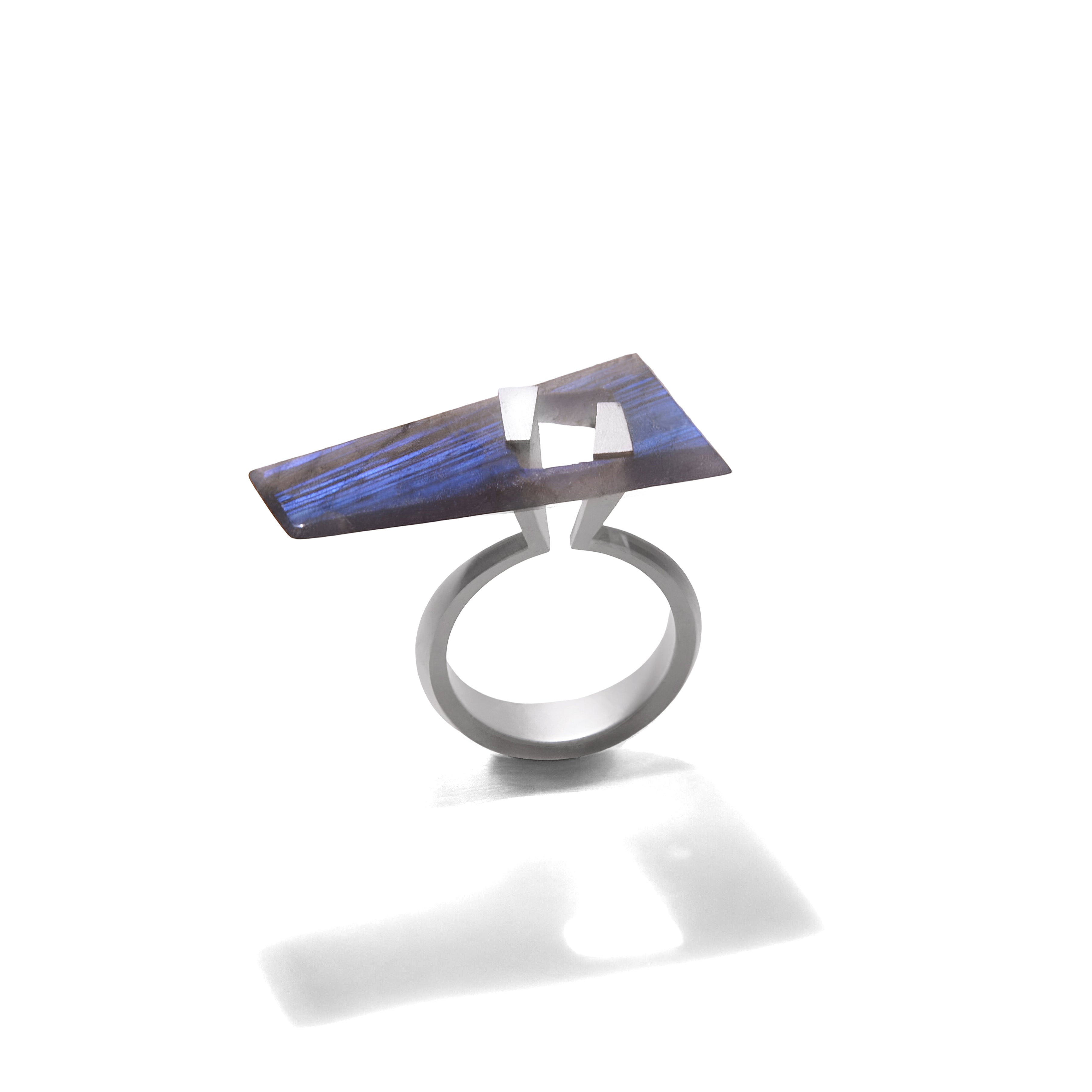 Whetstone Shimmer Oblique Ring