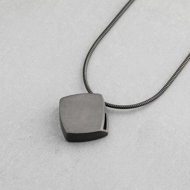 Sheng Zhang Curved Curves Rhombus Pendant Series