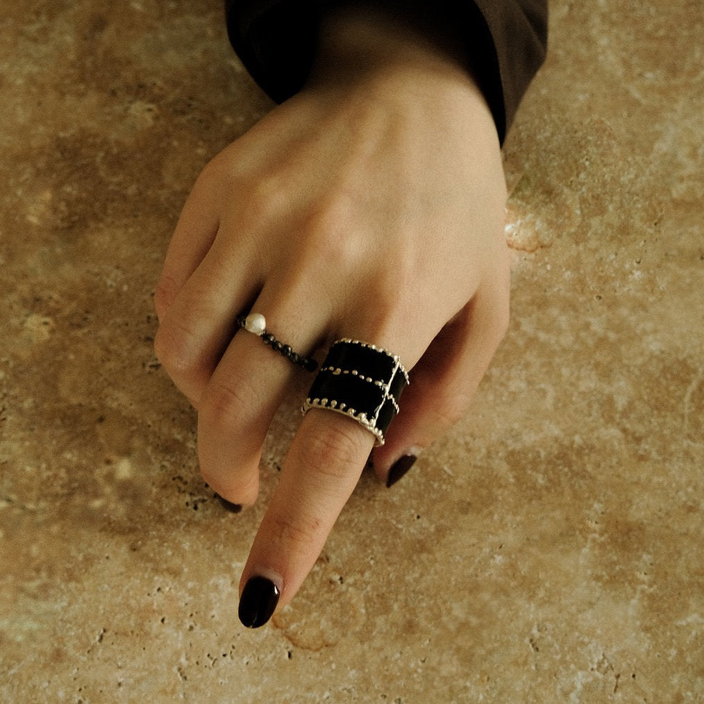 Hanying Enamel Thimble Ring