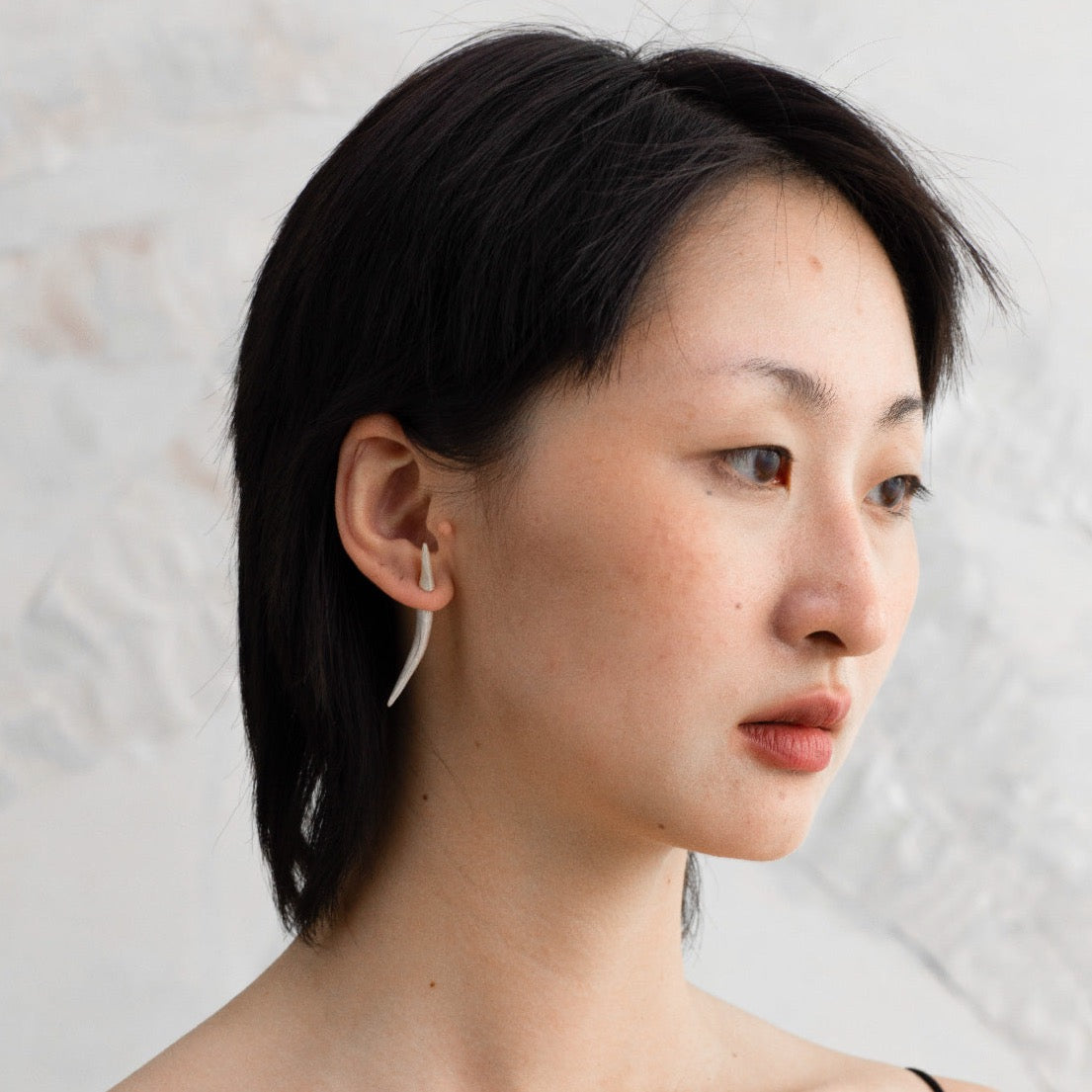 QIQI Short Arc Sprout Earring