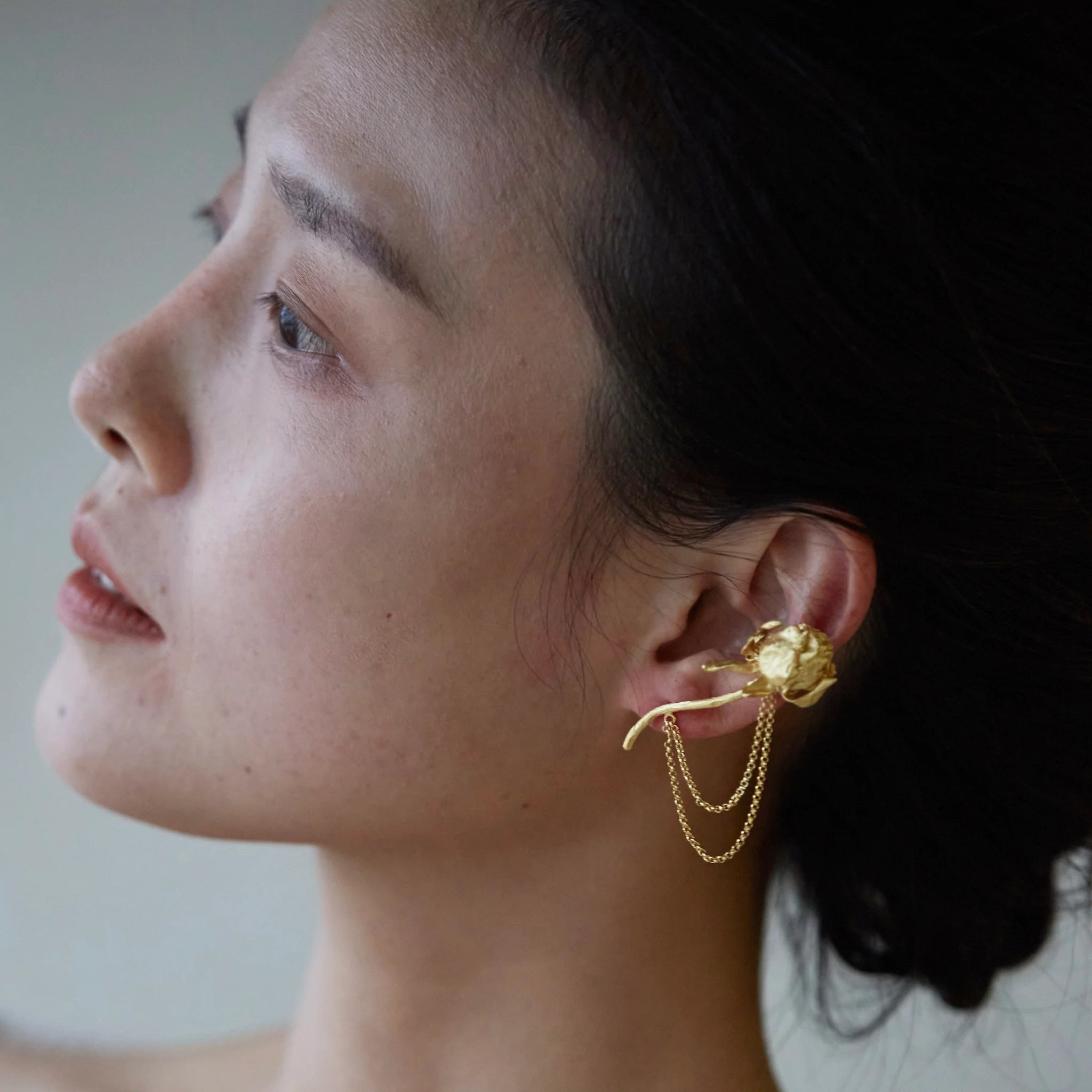 Dusty Rose - Gold Vermeil Earring - Missfitte - ALSOLIKE