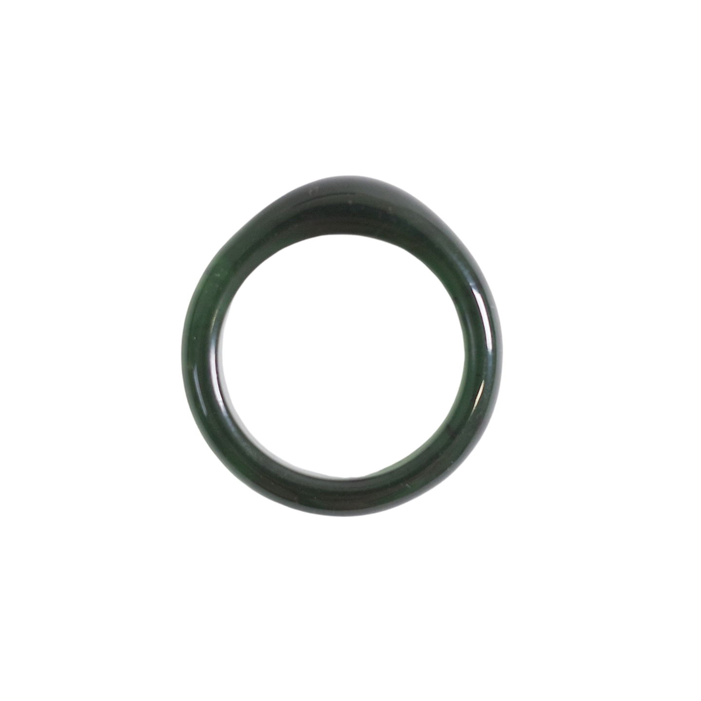 L'ELEMENTO Hetian Cyan Jade Ring