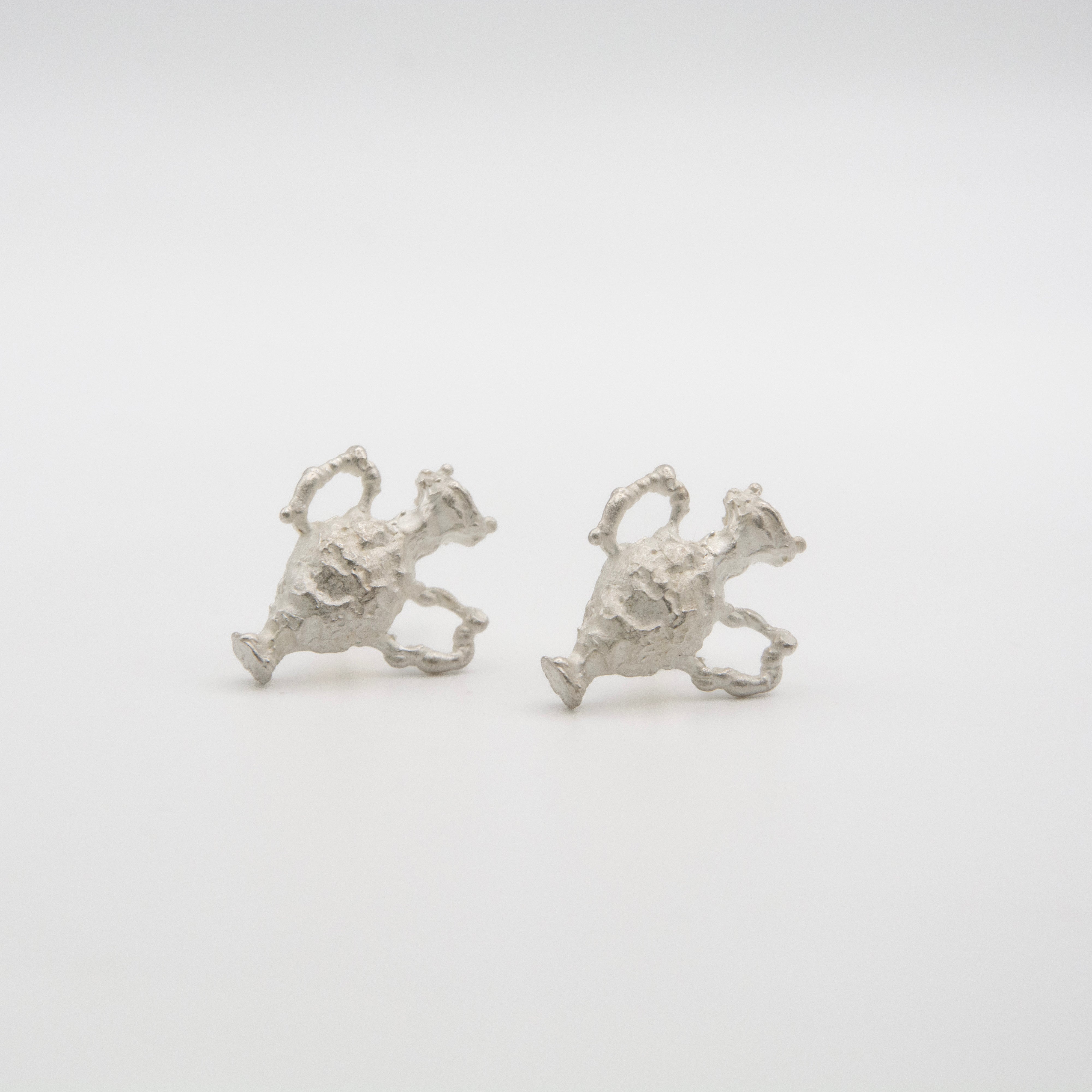 VASE TALISMAN EARSTUDS (SILVER) - Hanying - ALSOLIKE