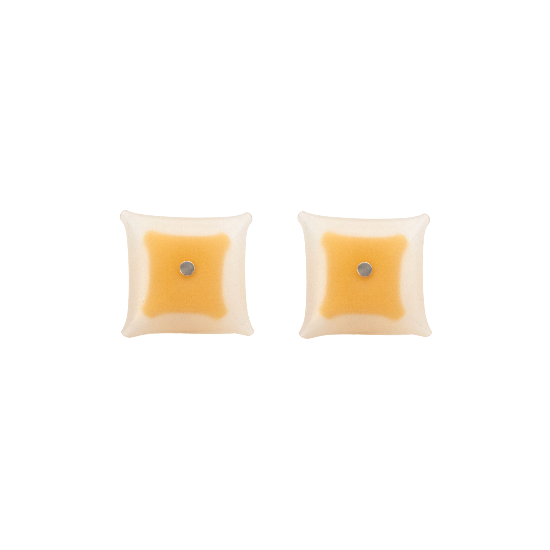 Caiyang Yin Silicone Stuffed Cushion Earrings - ALSOLIKE