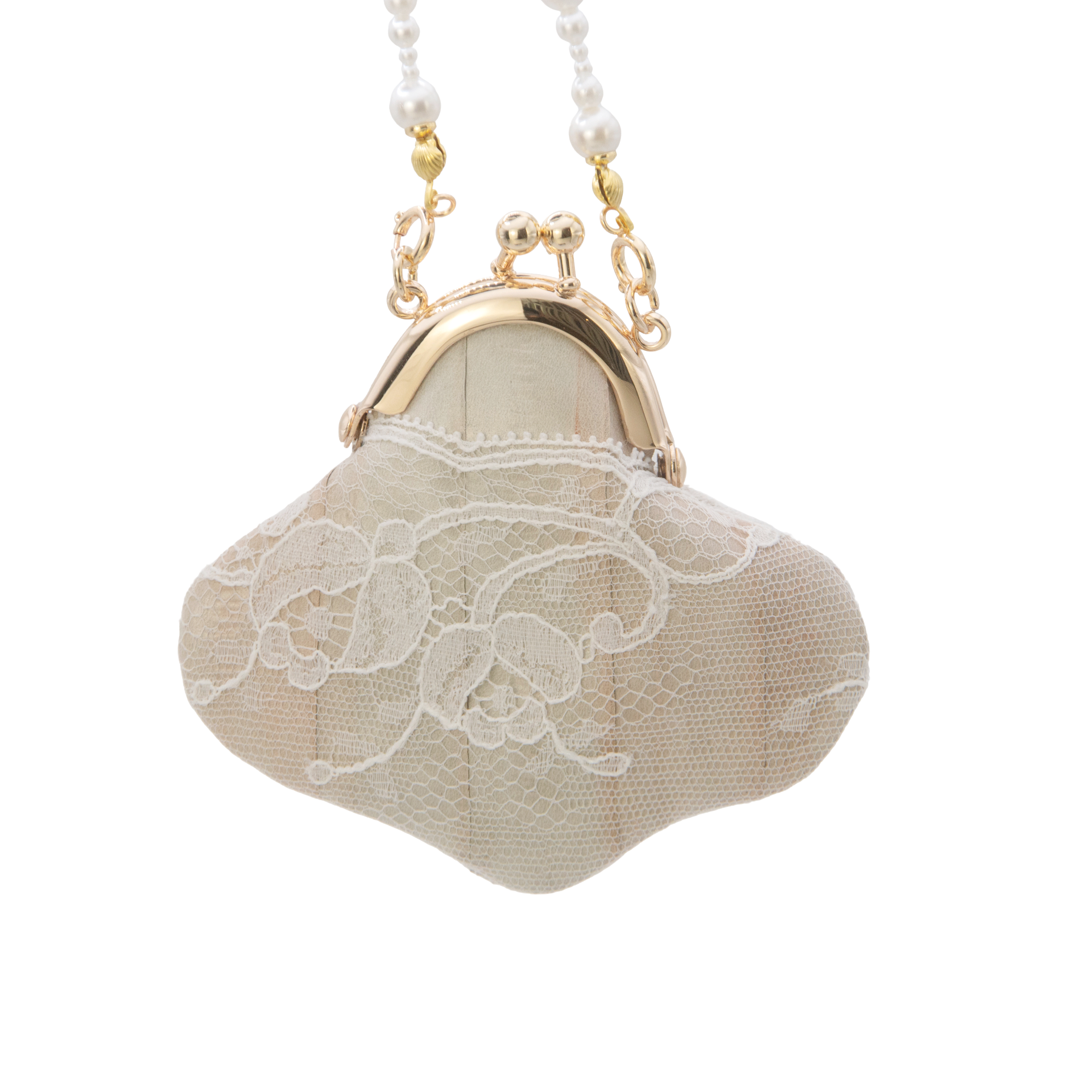 Hanying Beige Mini Bag Lace Pink - ALSOLIKE