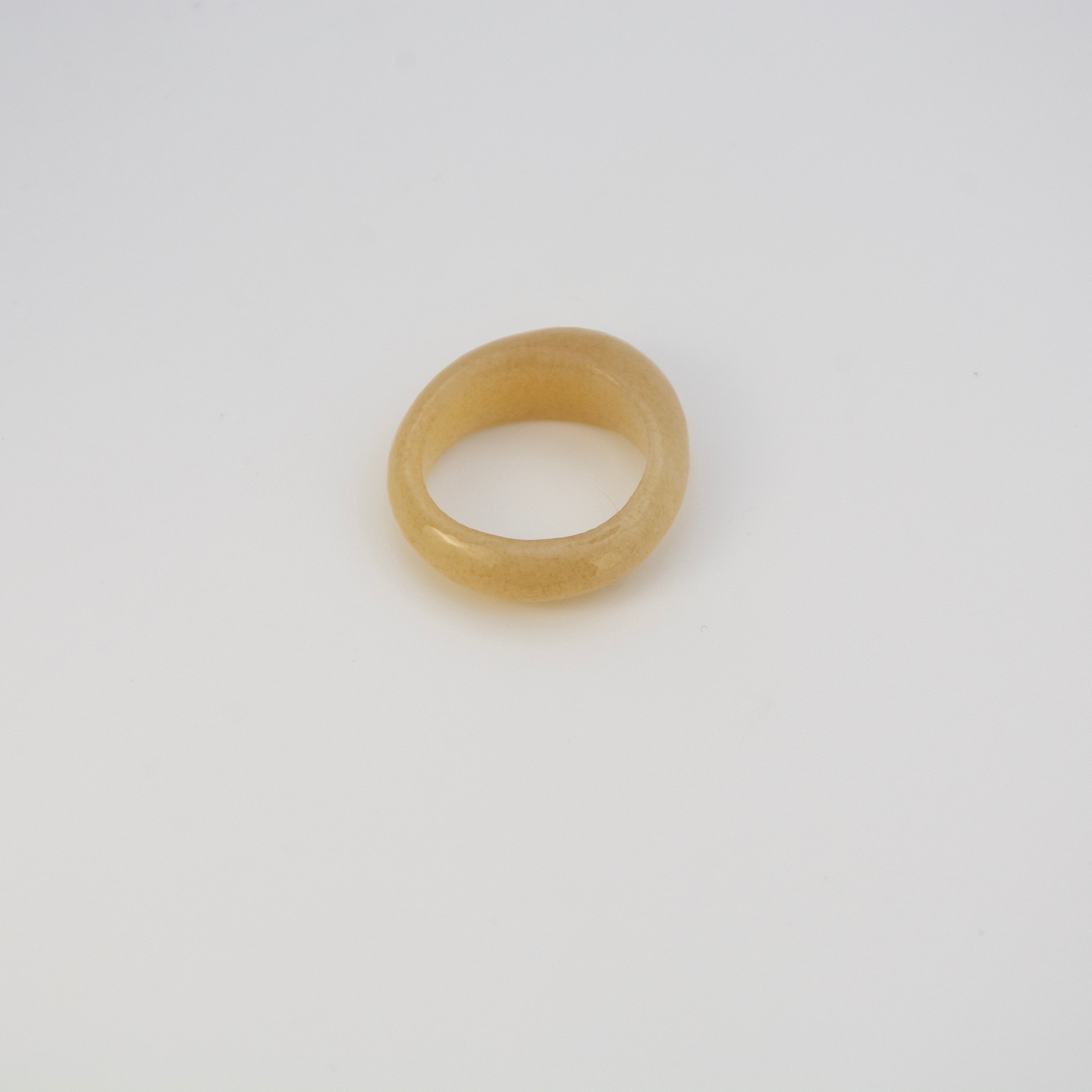 L'ELEMENTO Hetian Sugar Jade Ring