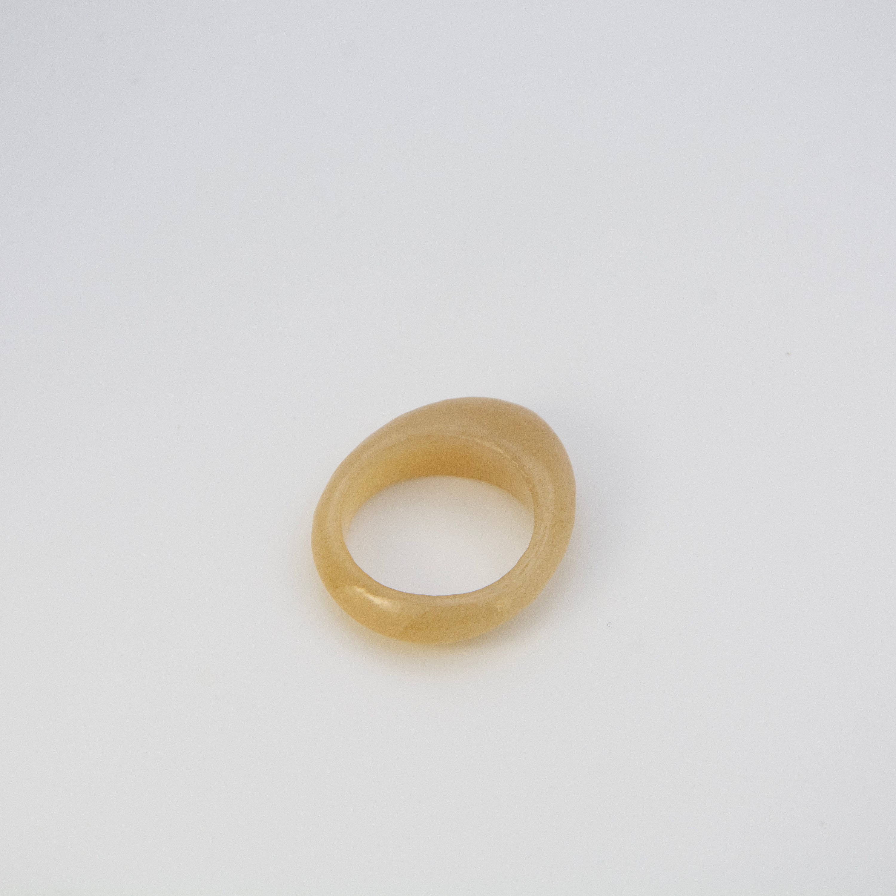 L'ELEMENTO Hetian Sugar Jade Ring