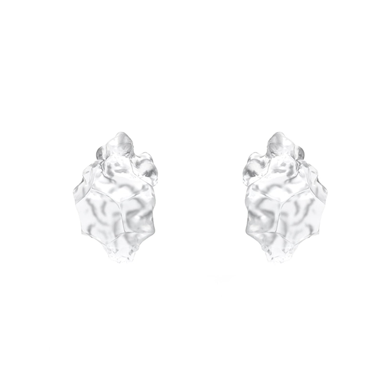 'Diamond Fossil' Resin Ore Earrings - Sphinxy - ALSOLIKE