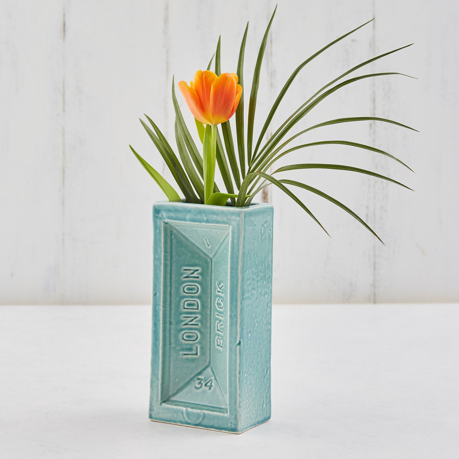 StolenForm London Brick Vase Turquoise