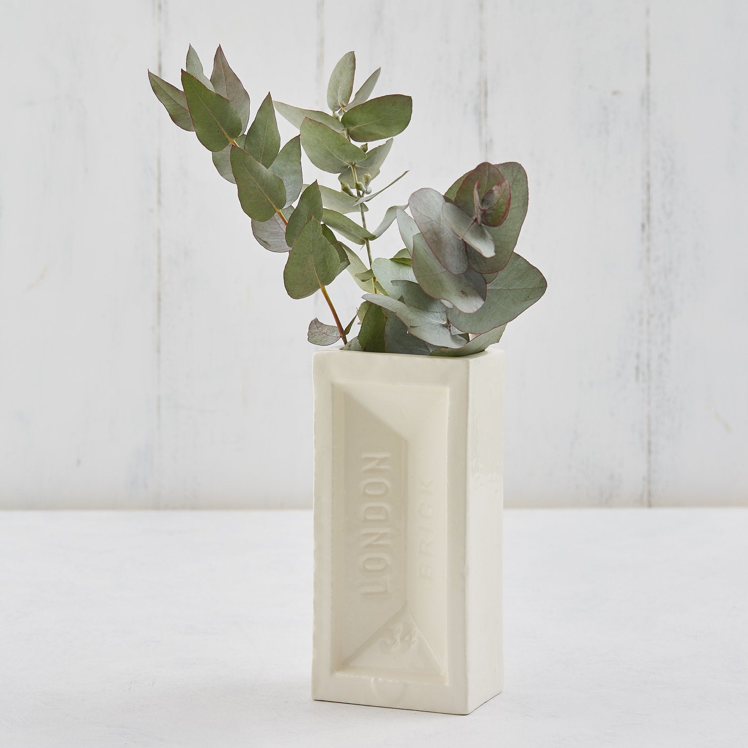 London Brick Vase White - StolenForm - ALSOLIKE