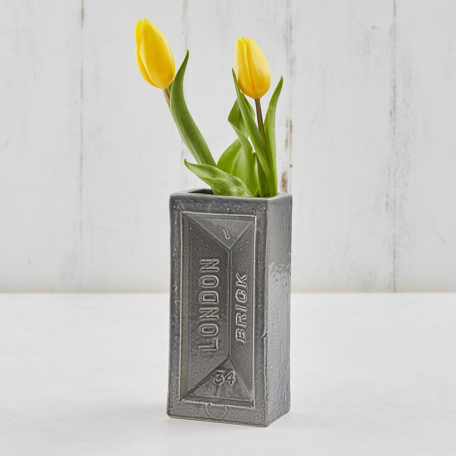 London Brick Vase Grey - StolenForm - ALSOLIKE