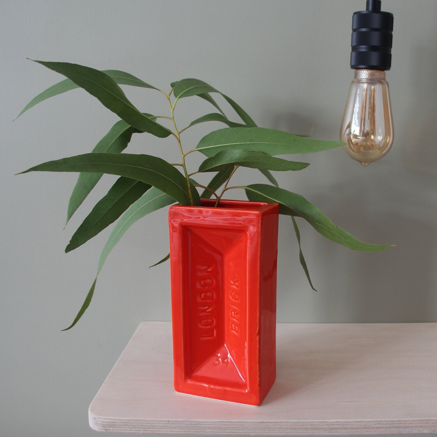 London Brick Vase Orange - StolenForm - ALSOLIKE