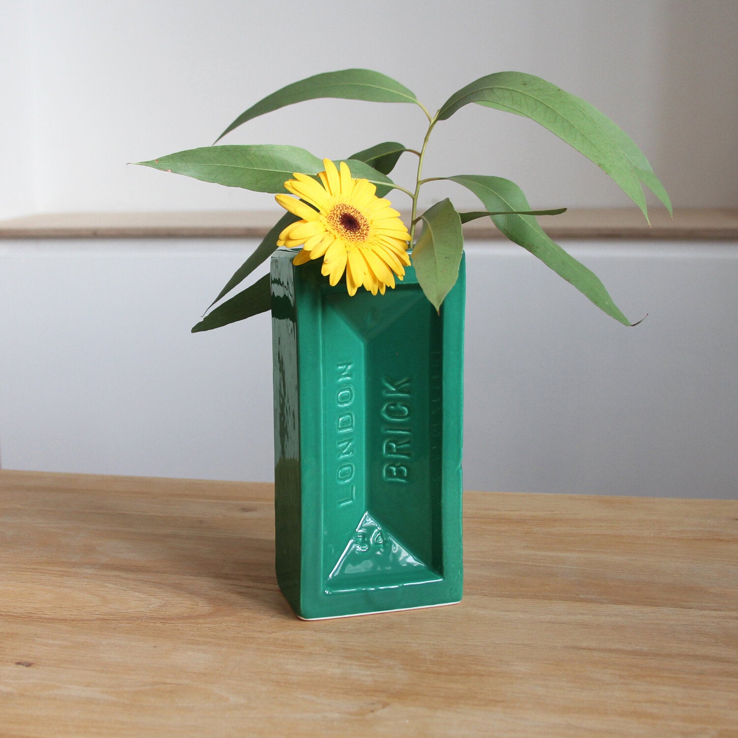 London Brick Vase Green - StolenForm - ALSOLIKE
