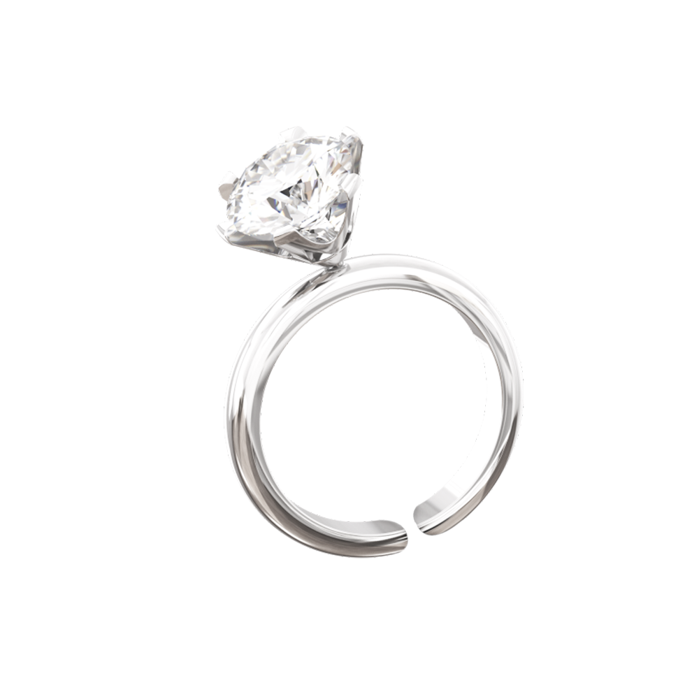 Toggler Wobbly Zirconia Ring