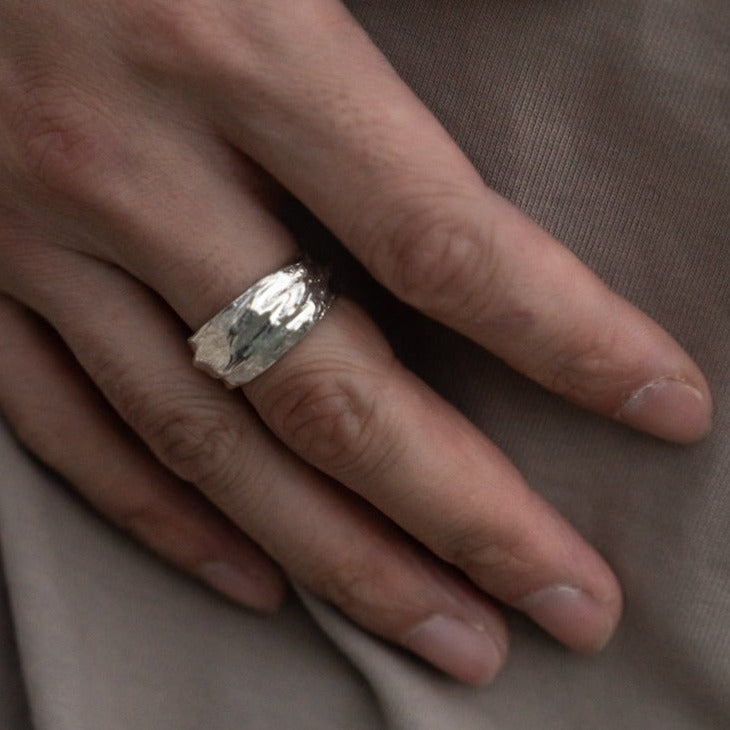 'Texture Collection' Water Ring - M.Wong - ALSOLIKE